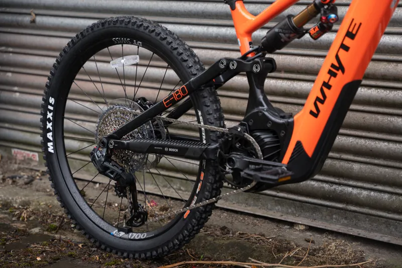 Whyte E-180 Rsx Electric Mountain Bike in Orange-7