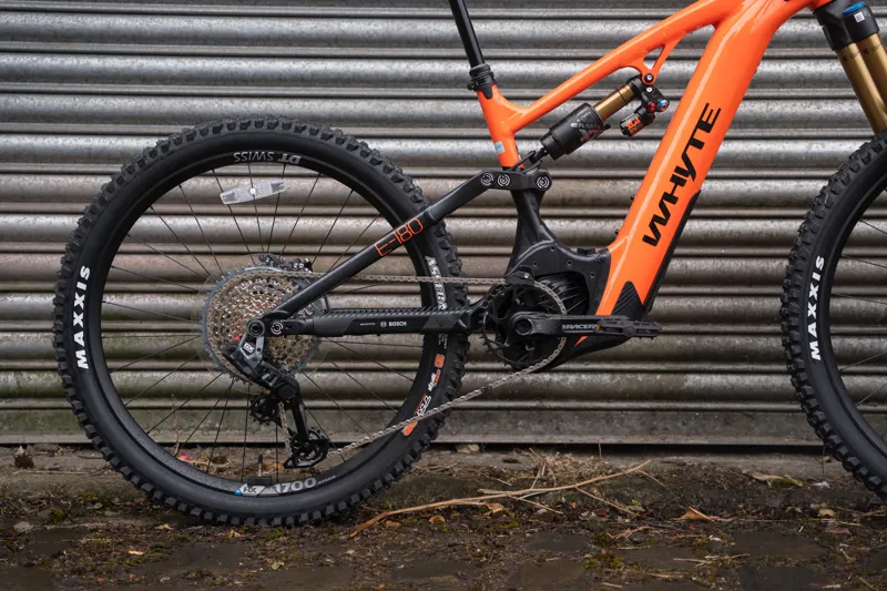 Whyte E-180 Rsx Electric Mountain Bike in Orange-8