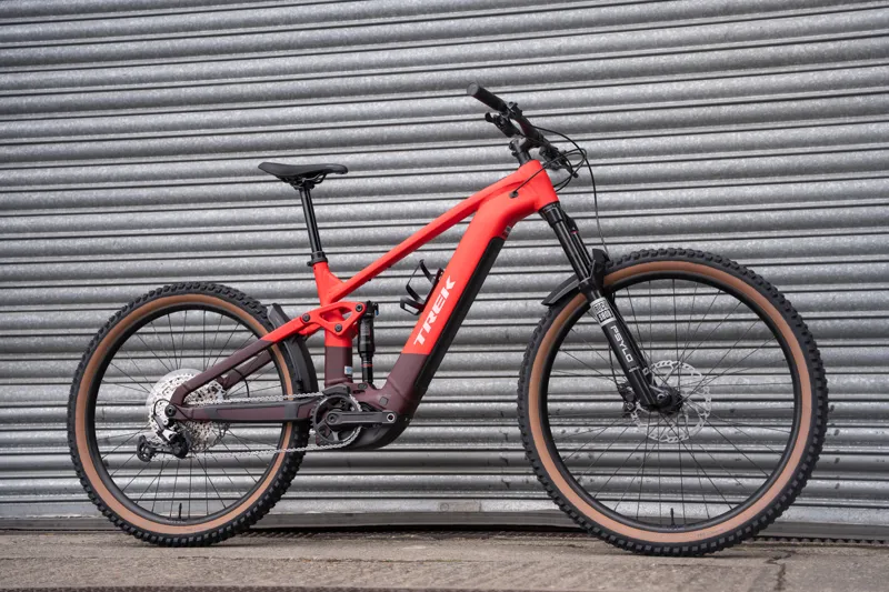 Trek Rail+ 5 Gen 5 Electric Mountain Bike In Viper Red-1