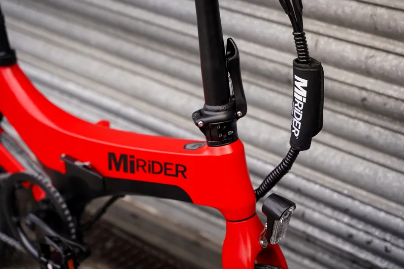 MiRiDER One 16 Folding E-Bike in Eclipse Red-3