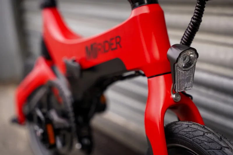 MiRiDER One 16 Folding E-Bike in Eclipse Red-5