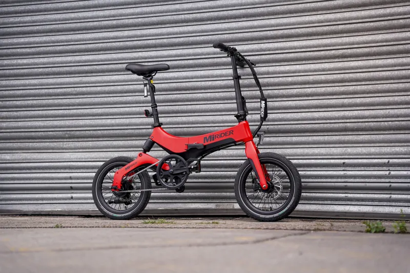 MiRiDER One 16 Folding E-Bike in Eclipse Red-7