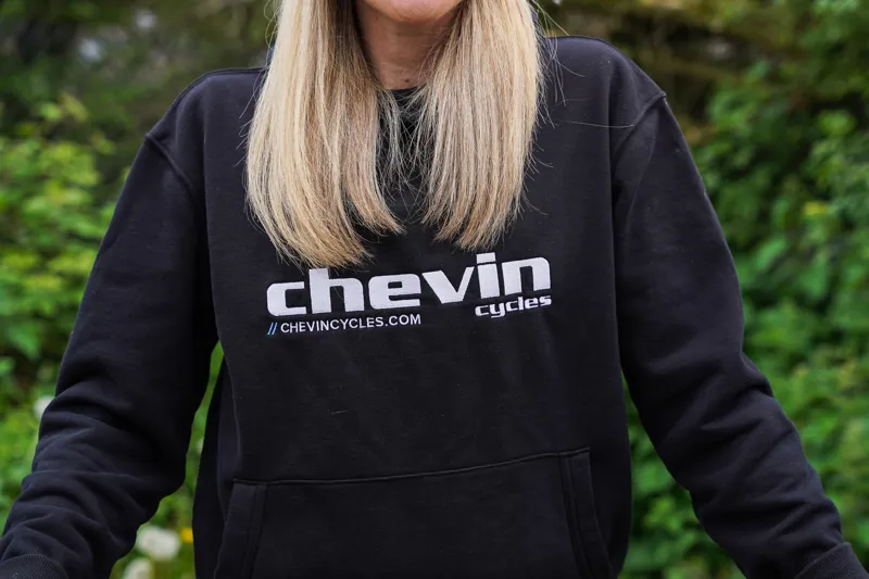 Chevin Cycles TIME TO RIDE Hoody Black-2