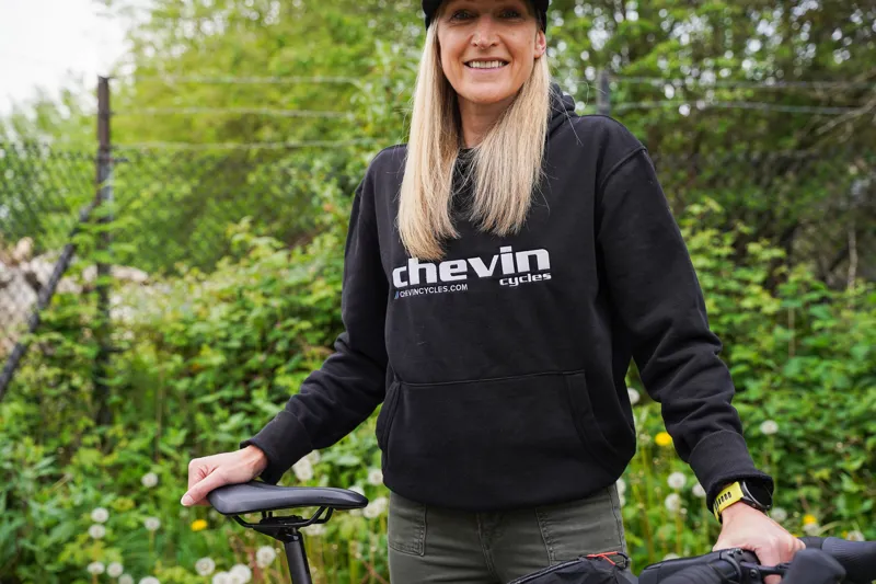 Chevin Cycles TIME TO RIDE Hoody Black-1
