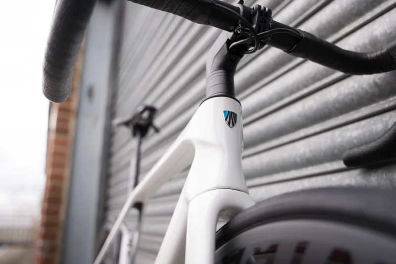 Trek Madone SL 6 Gen 8 Road Bike in Gloss Crystal White/Matte Deep Smoke-7