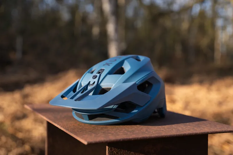 Fox Speedframe Solid Helmet in Twilight Blue-7