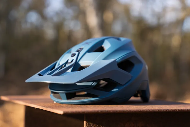 Fox Speedframe Solid Helmet in Twilight Blue-8