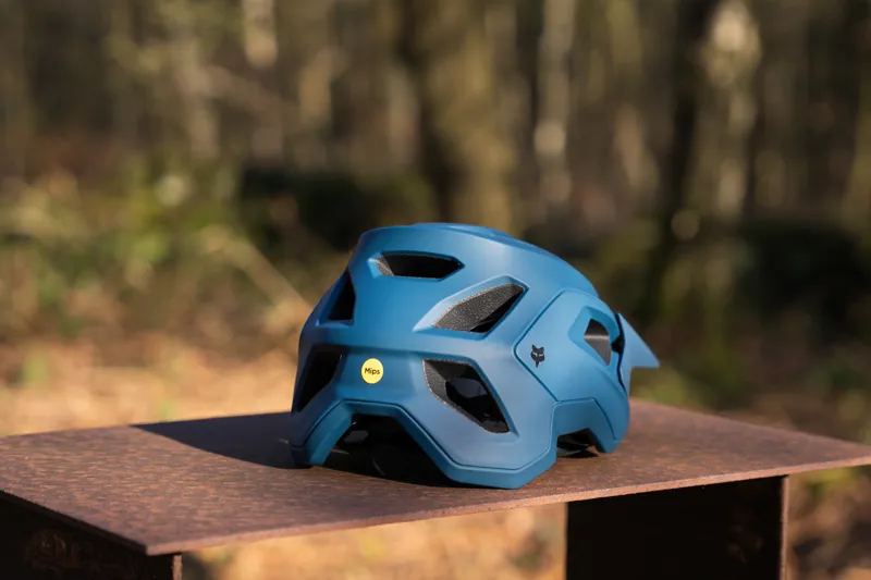Fox Speedframe Solid Helmet in Twilight Blue-9