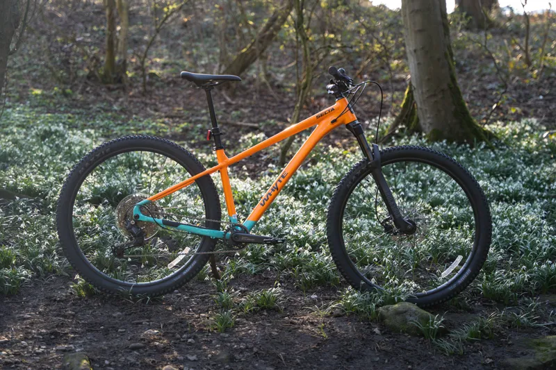 Whyte Secta S Hardtail Mountain Bike in Coral Orange with Turquoise-1