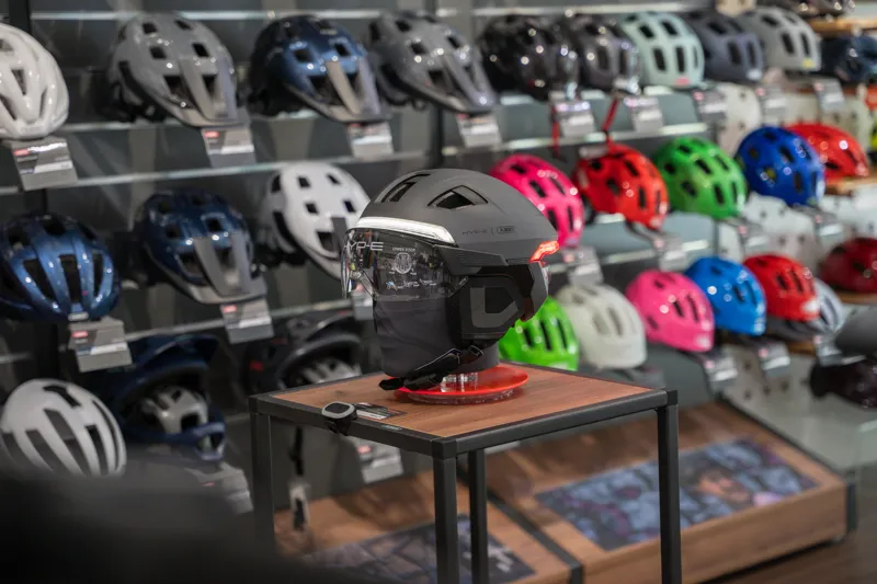 Abus HYP-E ACE Urban Commuting Helmet in Volcano Titan-4