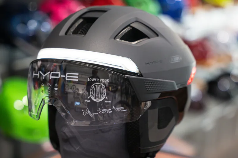 Abus HYP-E ACE Urban Commuting Helmet in Volcano Titan-5