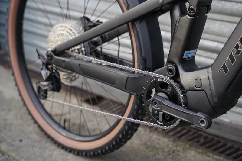 Trek Powerfly FS+ 6 Gen 4 E-Mountain Bike In Gloss Dark Star/Matte Dark Web-9