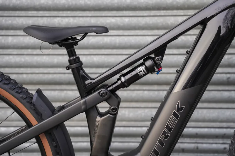 Trek Powerfly FS+ 6 Gen 4 E-Mountain Bike In Gloss Dark Star/Matte Dark Web-11