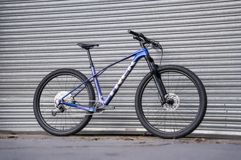 Trek Procaliber 9.5 Gen 3 XC Mountain Bike In Purple Flip/Hex Blue-1