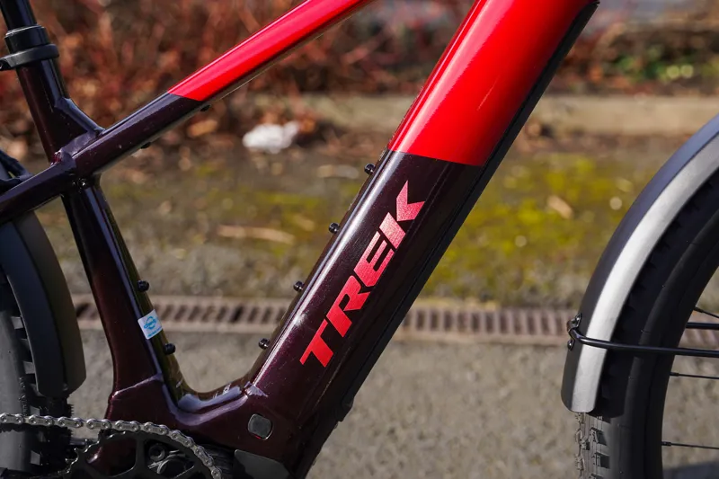 Trek Powerfly+ 8 Gen 5 E-Mountain Bike In Crimson/Dark Carmine-7