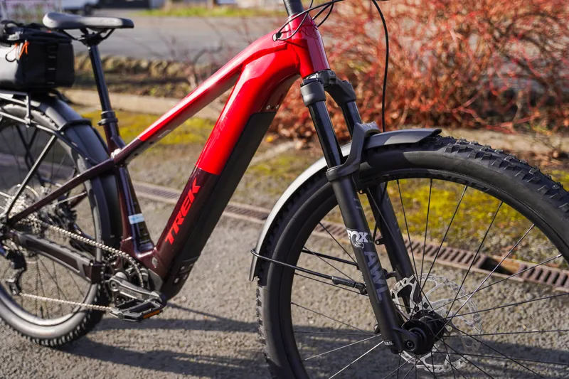 Trek Powerfly+ 8 Gen 5 E-Mountain Bike In Crimson/Dark Carmine-10