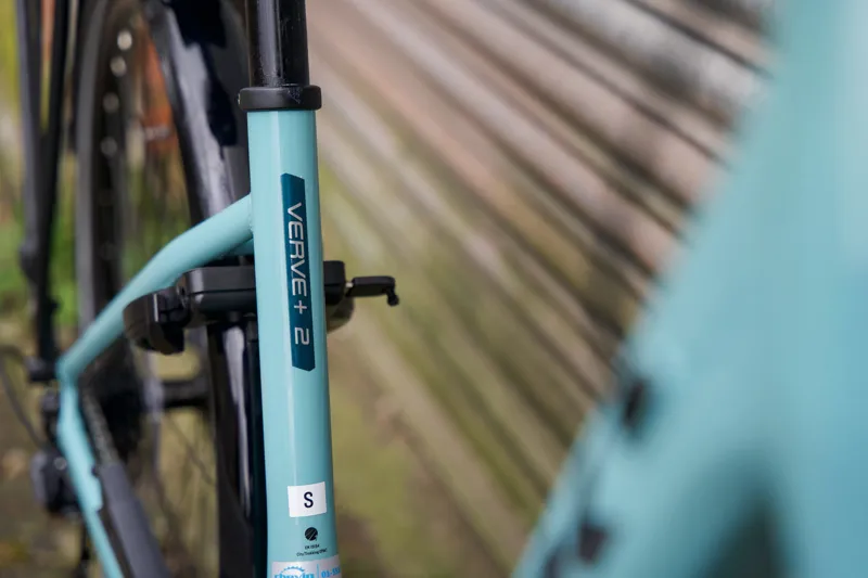 Trek Verve+ 2 Lowstep 500wh Electric Hybrid Bike in Blue Sage-2