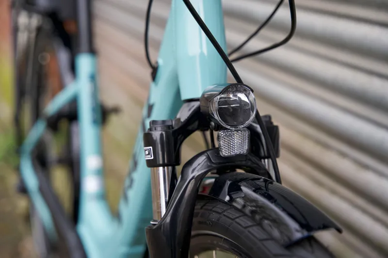 Trek Verve+ 2 Lowstep 500wh Electric Hybrid Bike in Blue Sage-6