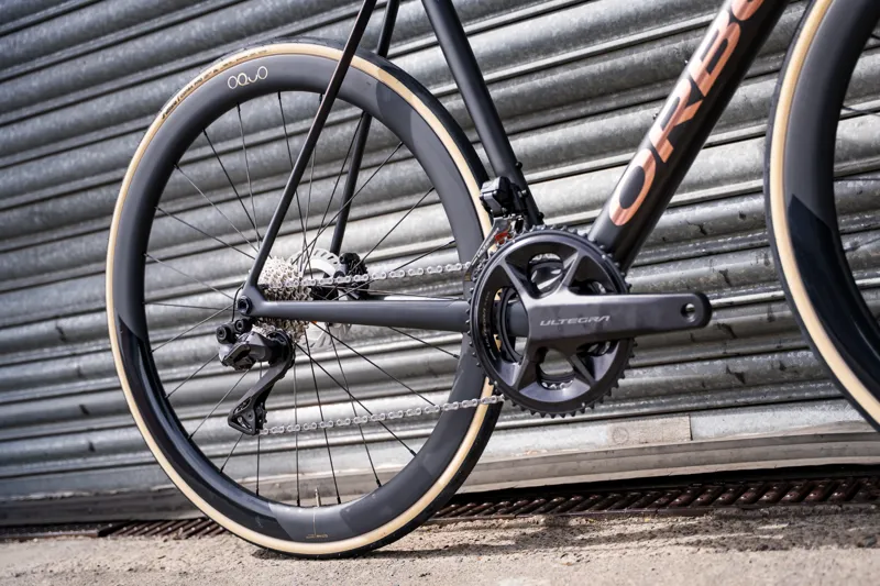 Orbea ORCA M20iLTD PWR Road Bike in Diamond Carbon View/Sunset Carbon View Matt-12