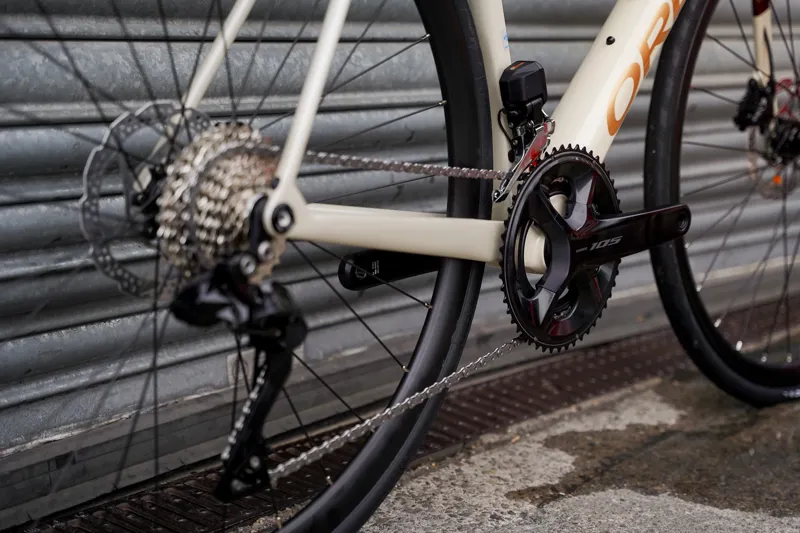 Orbea Orca M30i Road Bike In Ivory White/Burgundy Gloss/Vulcano Matt-9