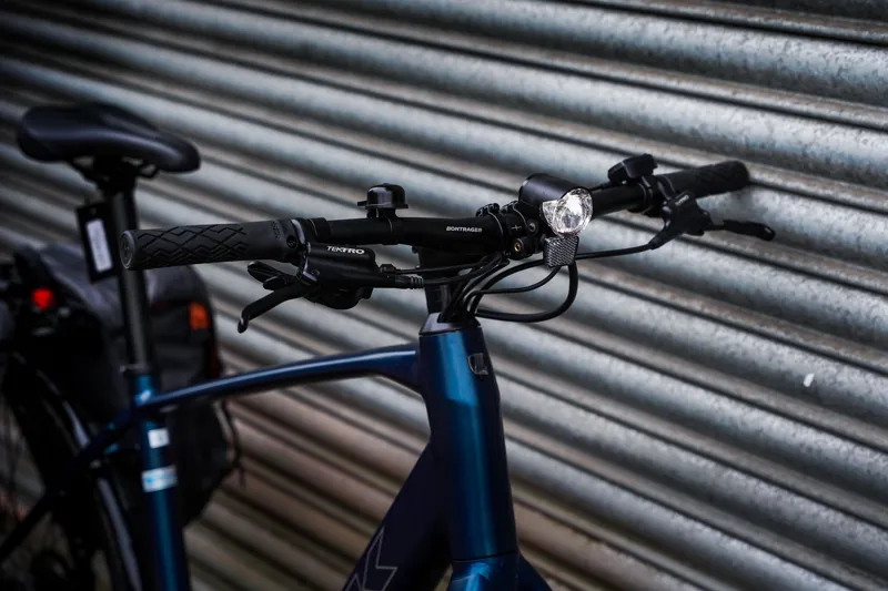 Trek Fx+ 2 Electric Hybrid Bike in Mulsanne Blue-5