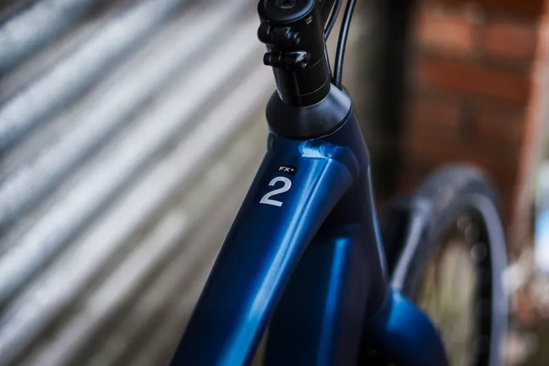 Trek Fx+ 2 Electric Hybrid Bike in Mulsanne Blue-6