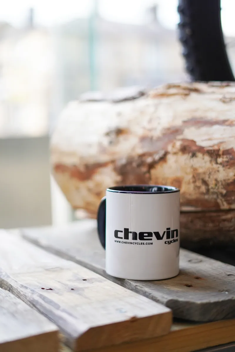 Chevin TIMETORIDE White Mug-3