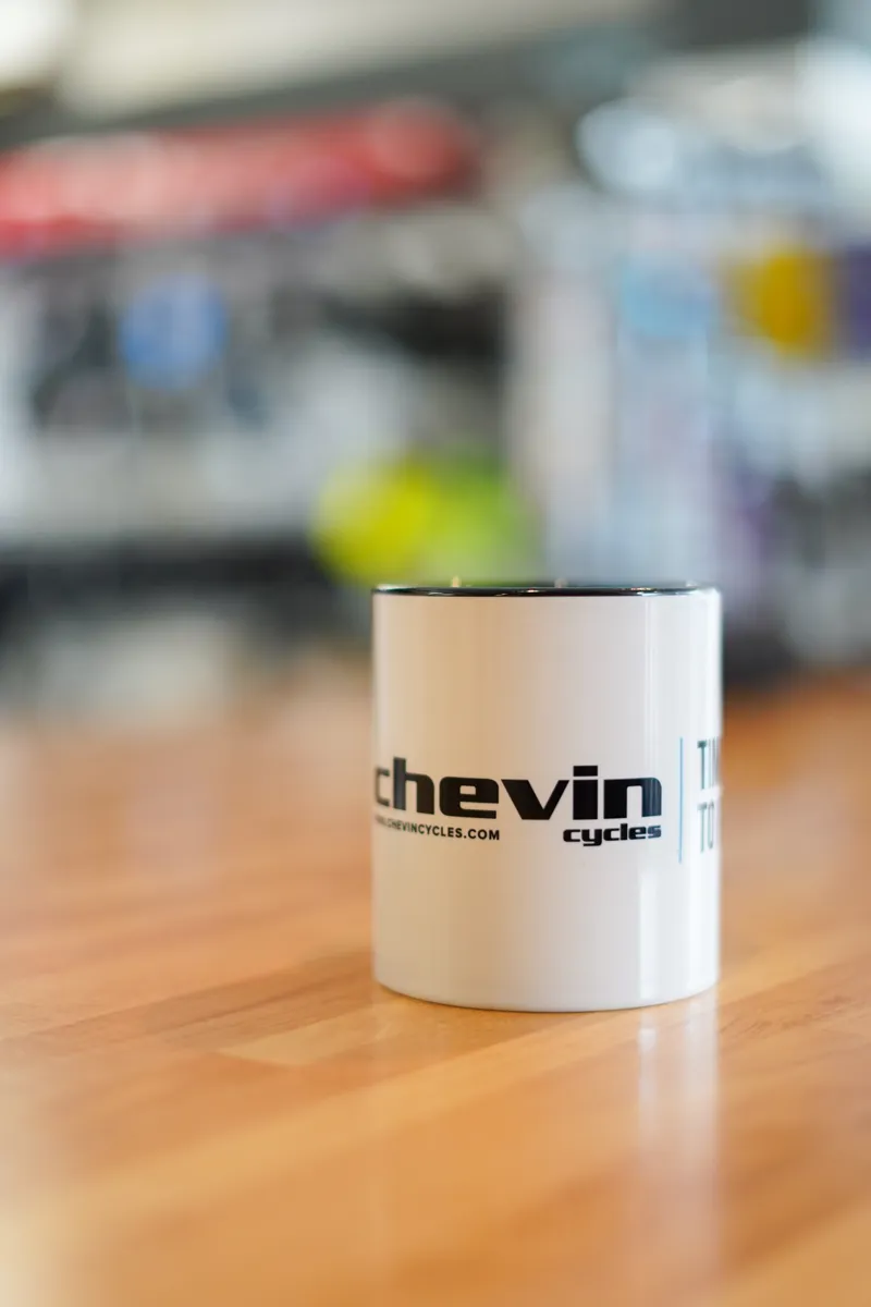 Chevin TIMETORIDE White Mug-5