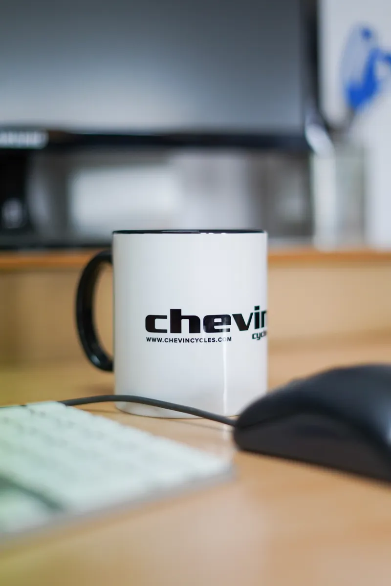 Chevin TIMETORIDE White Mug-6