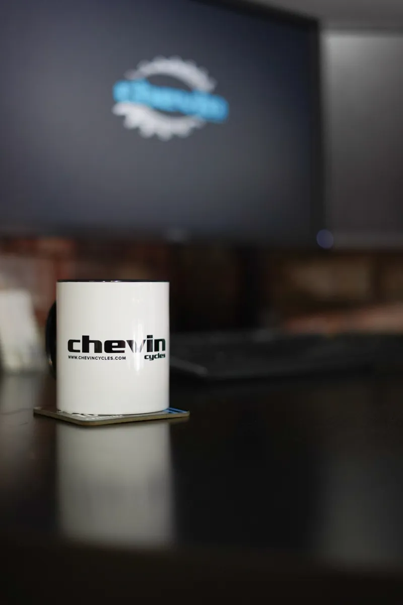 Chevin TIMETORIDE White Mug-7