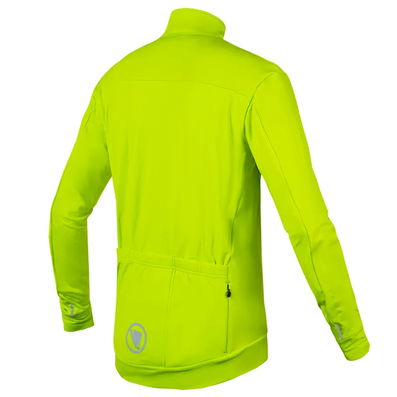 Endura Xtract Roubaix L/S Jersey in Hi-Viz Yellow -5