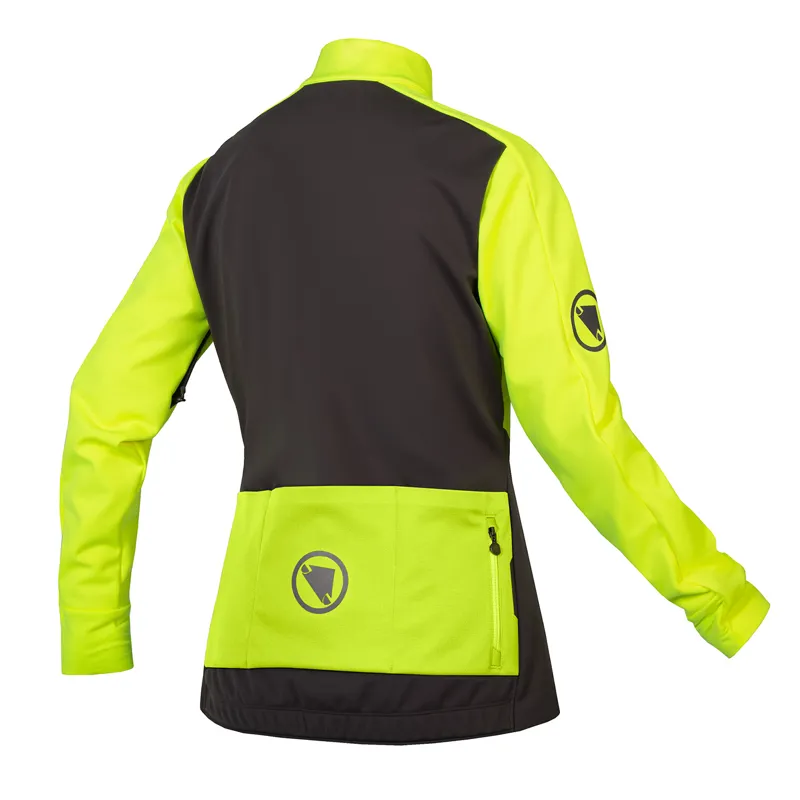 Endura Women's Windchill Jacket II in Hi-Viz Yellow -4