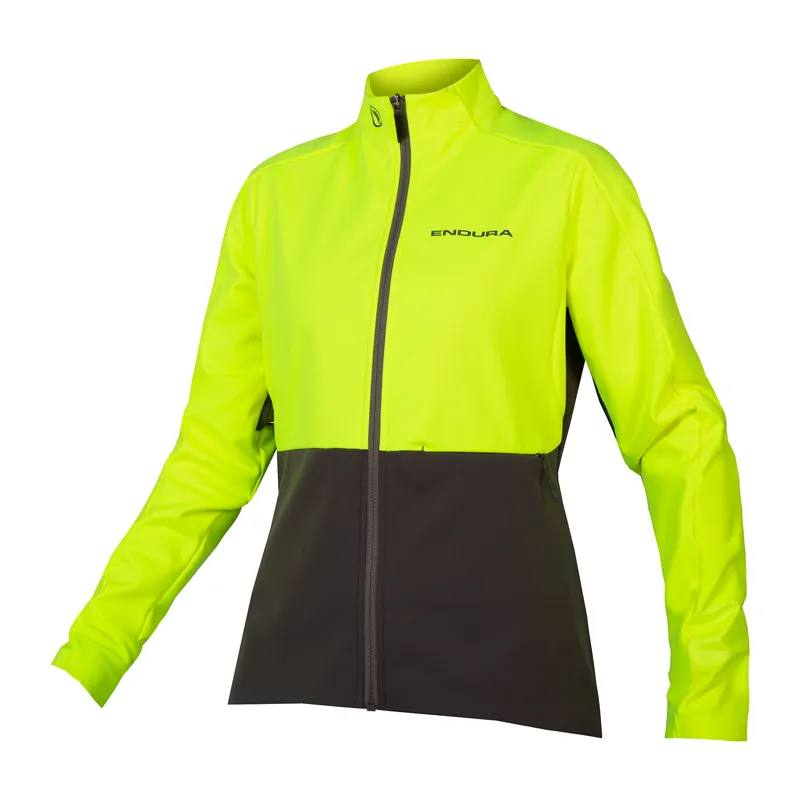 Endura Women's Windchill Jacket II in Hi-Viz Yellow -3