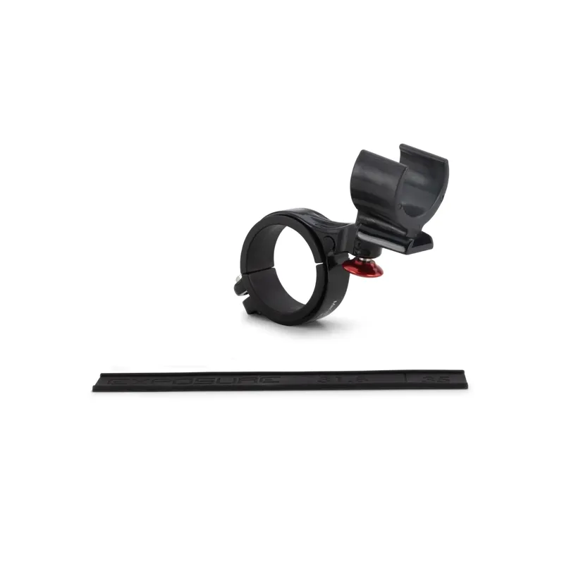 Exposure Quick Release Handlebar Bracket Set - 35/31.8mm with helmet light clip