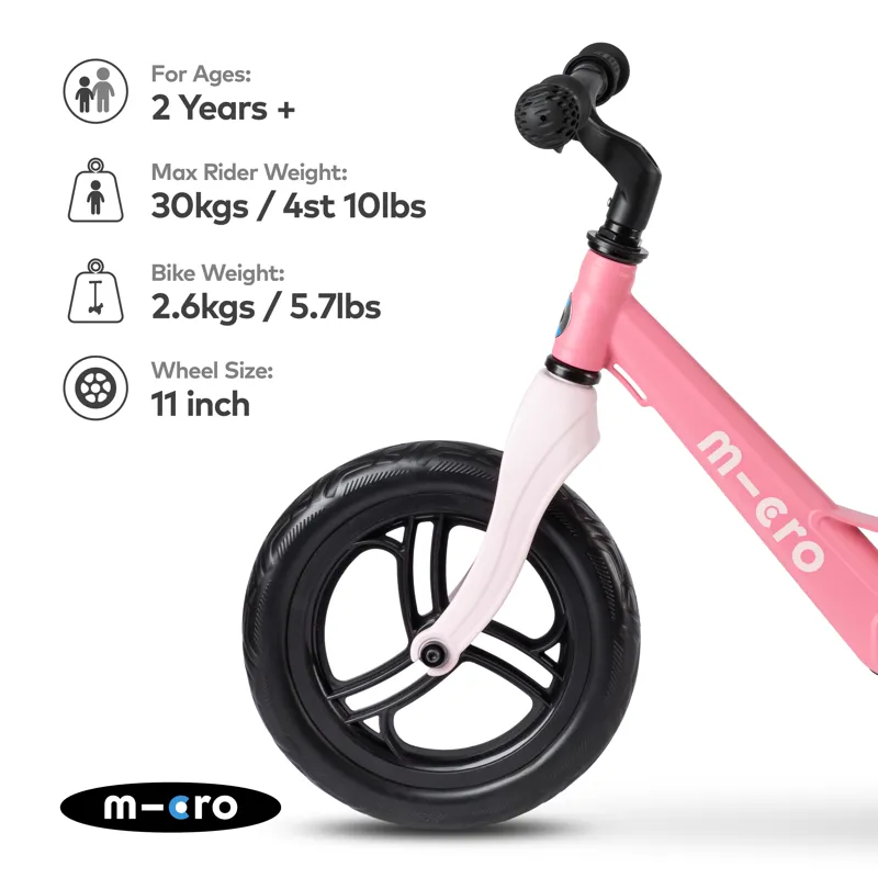 Micro Balance Bike Lite Pink-3