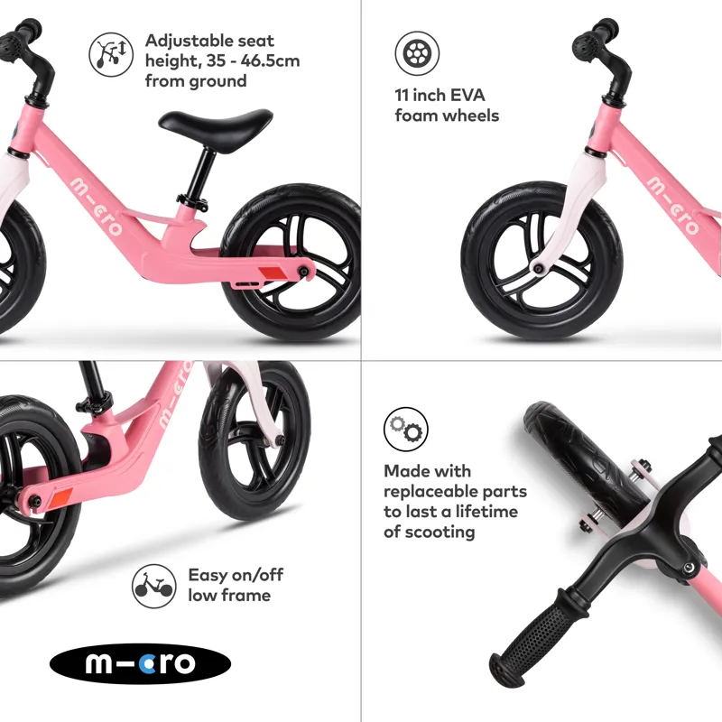 Micro Balance Bike Lite Pink-4