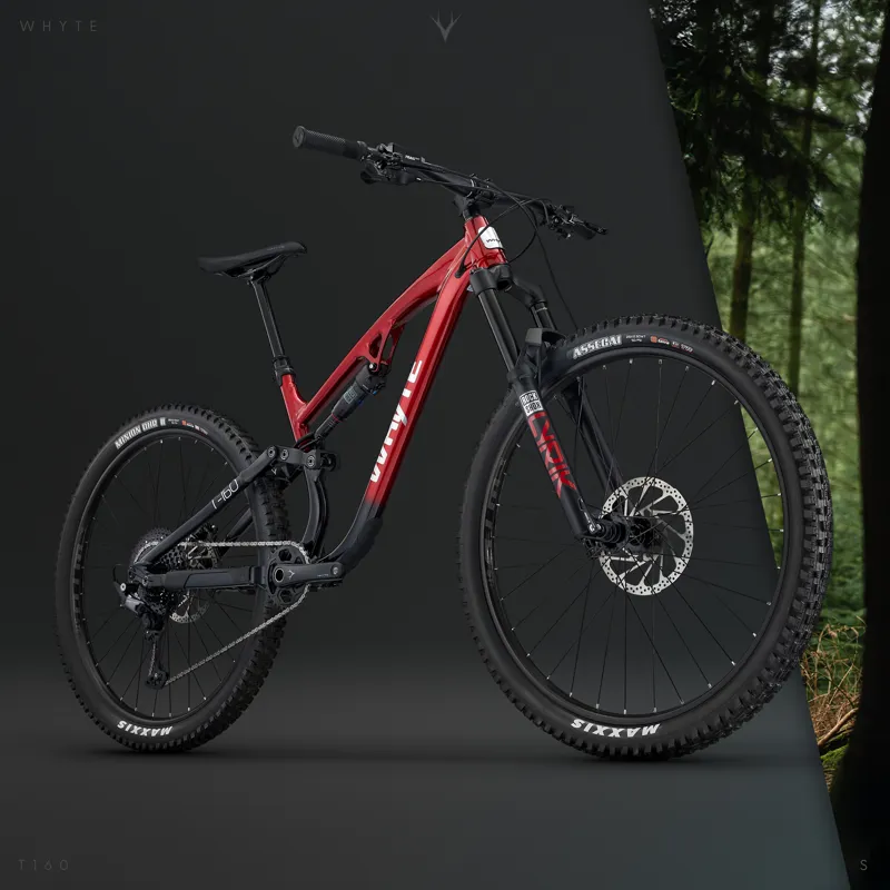 Whyte T-160 S Enduro Mountain Bike in Red/Black-1