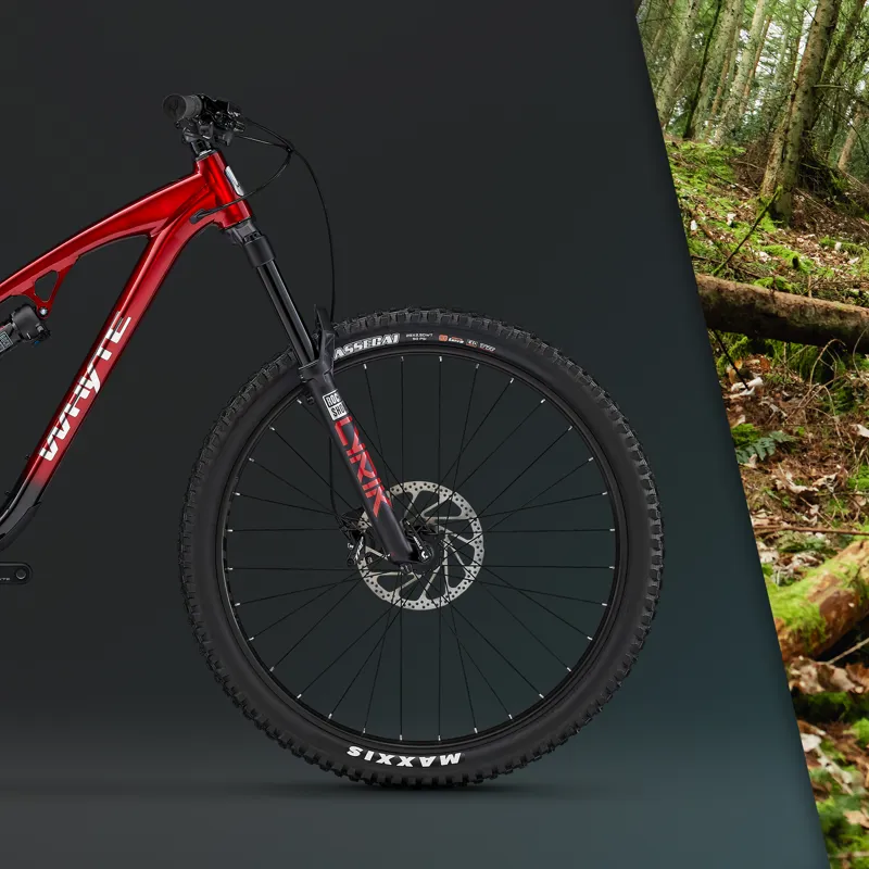 Whyte T-160 S Enduro Mountain Bike in Red/Black-4