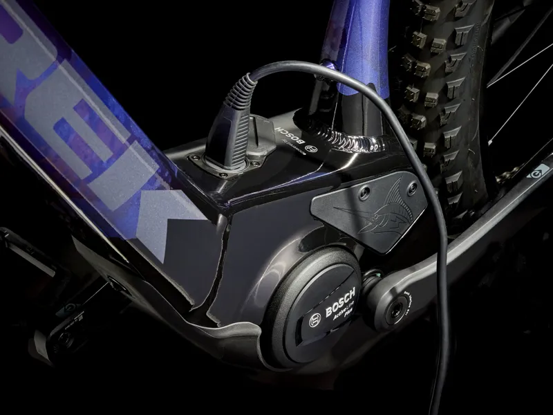 Trek 2024 Marlin + 8 Electric Hardtail Purple Flip-3
