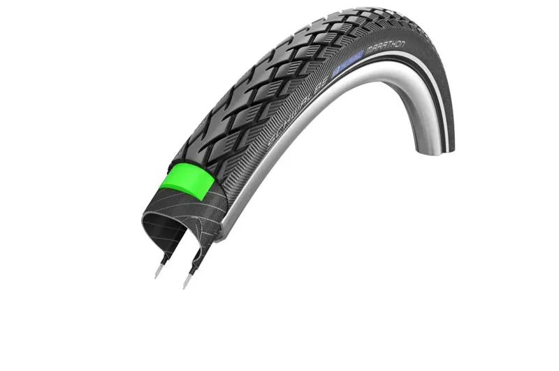 Schwalbe MARATHON GreenGuard +RFLX Black 16x1.75 Tyre in Black-1