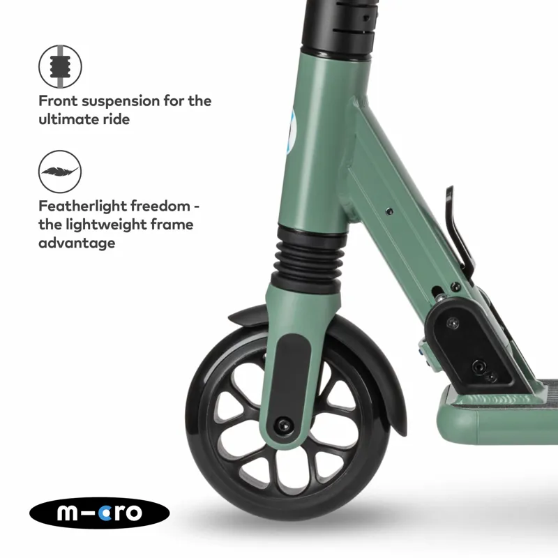 Micro Sprite Suspension Scooter Green-3