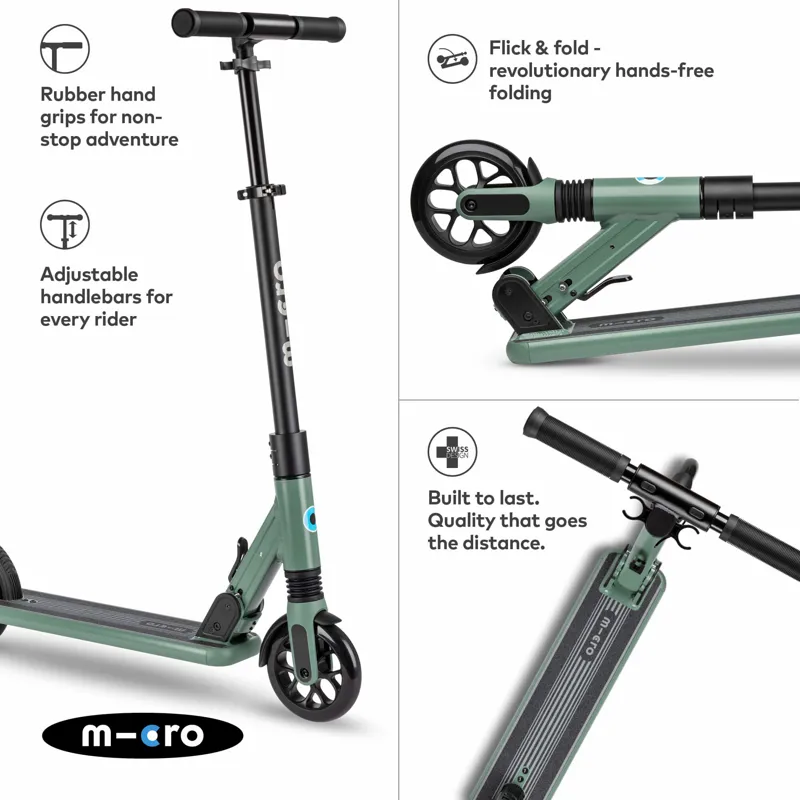 Micro Sprite Suspension Scooter Green-2