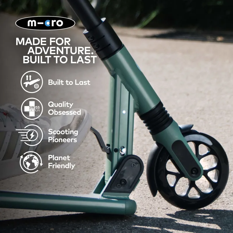 Micro Sprite Suspension Scooter Green-4