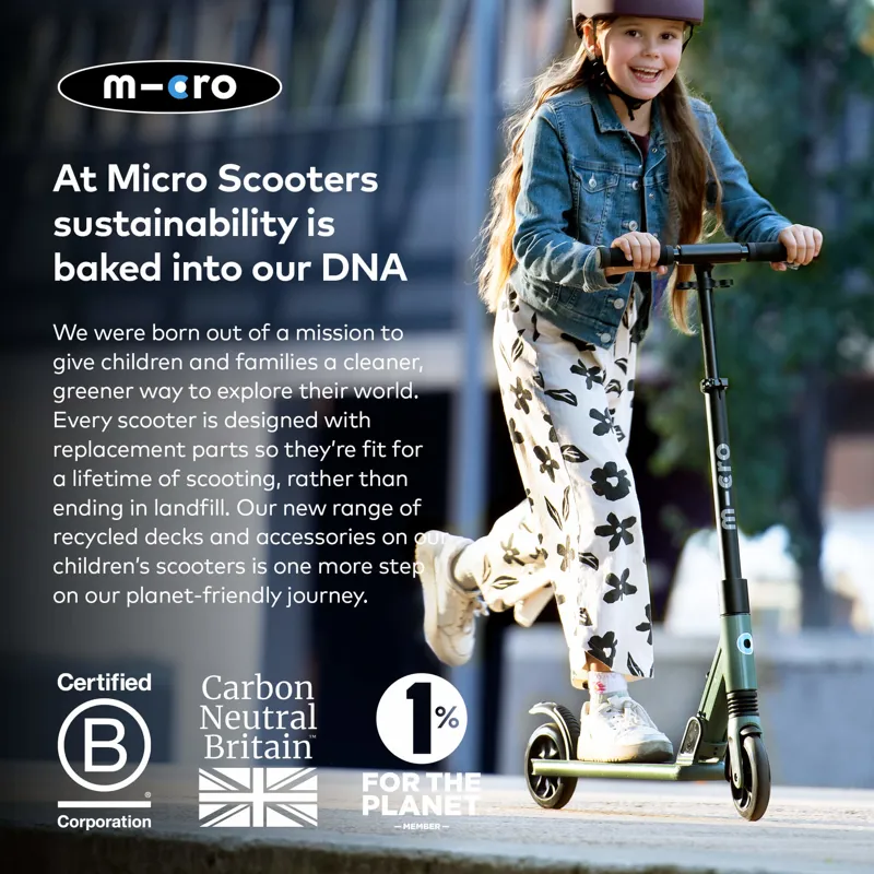 Micro Sprite Suspension Scooter Green-5