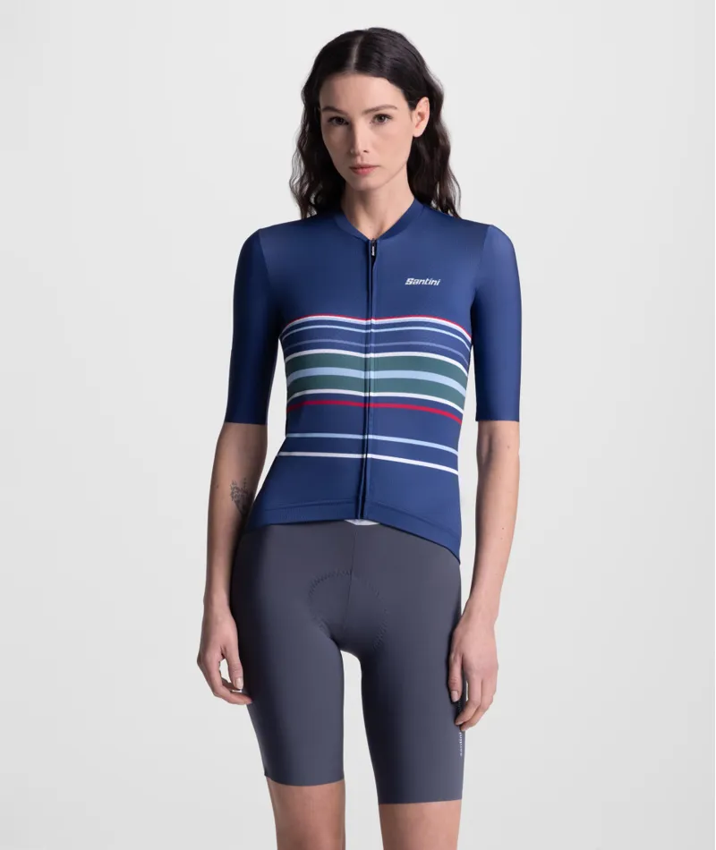 Santini BENGAL EVO  SS JERSEY UNISEX BLU NAUTICA-1