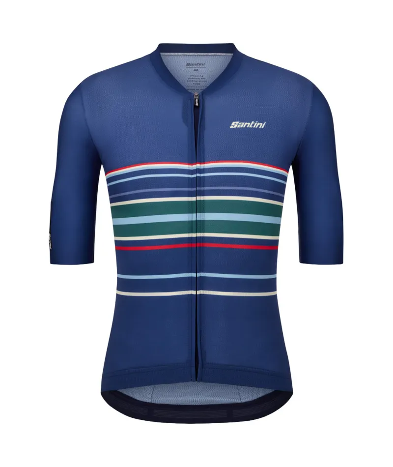 Santini BENGAL EVO  SS JERSEY UNISEX BLU NAUTICA