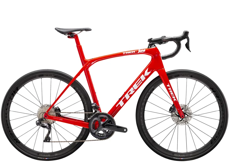 Trek Domane SLR 7 Carbon Road Race Bike in Red