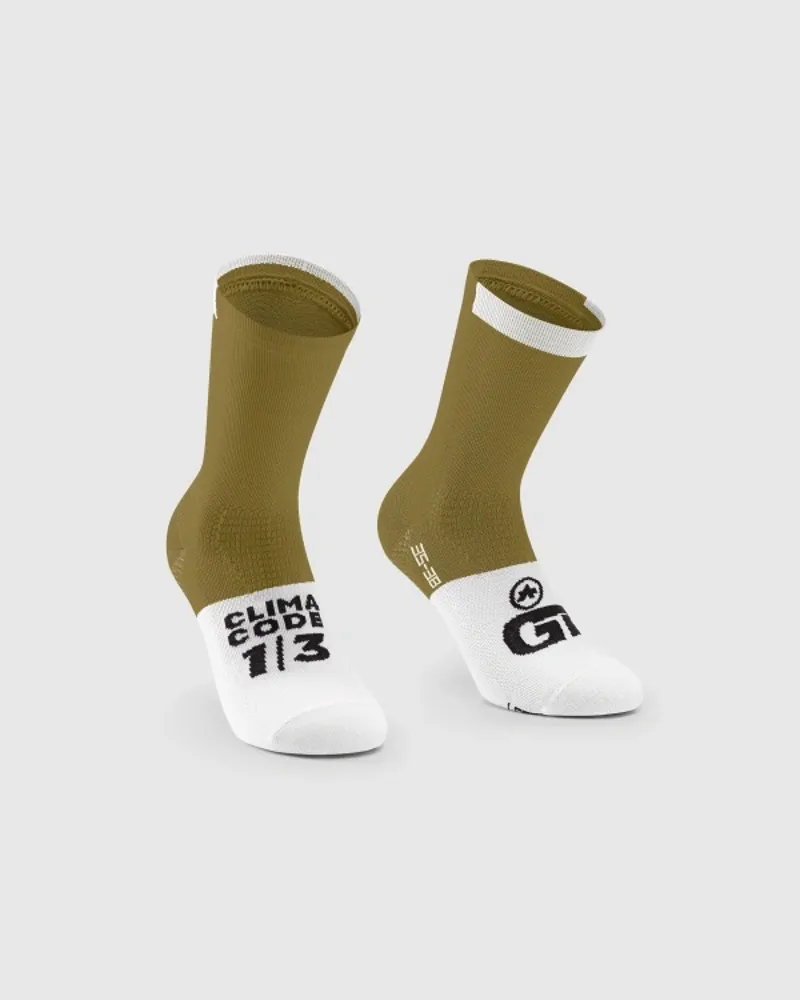  Assos GT Socks C2 Millennio Ocher