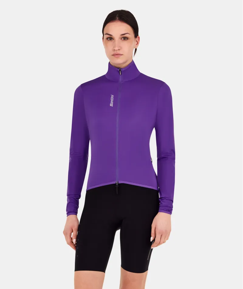 Santini MAGIC - PACKABLE WATERPROOF JACKET UNISEX VIOLA-2