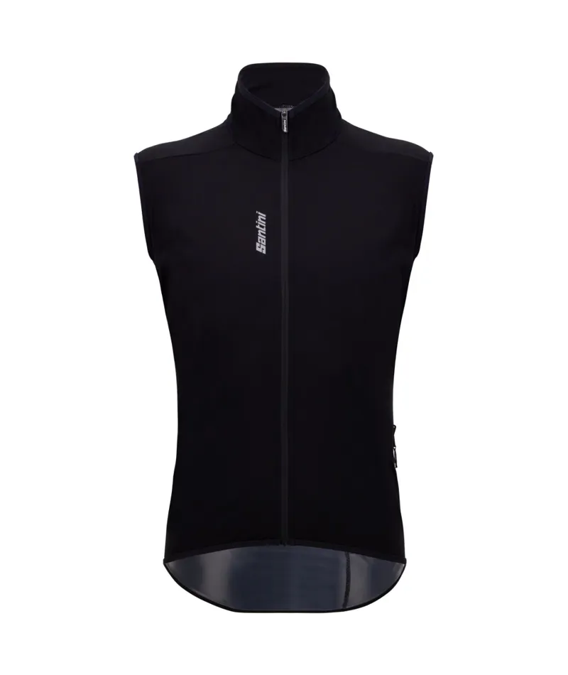 Santini MAGIC - PACKABLE WATERPROOF VEST UNISEX NERO